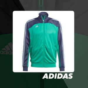 EUC Adidas Green Tiro Youth Jacket
